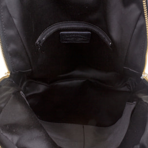 Monastier Bolso mochila Mujer.Piel auténtica Dollaro