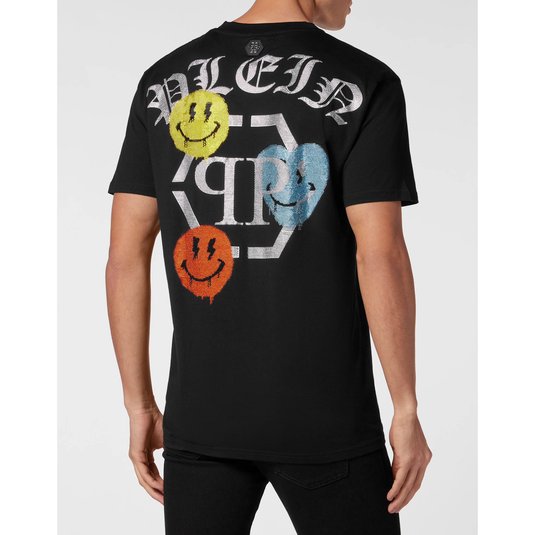 PHILIPP PLEIN T-Shirt Round Neck SMILE