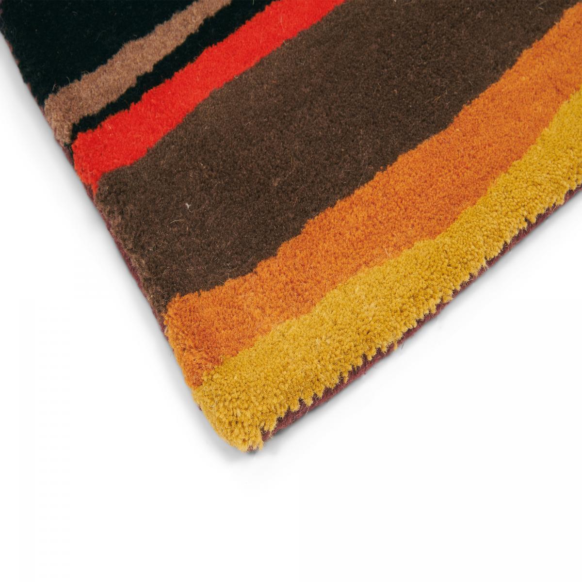 Tapis salon et chambre tissé en laine motif géométrique CIHA