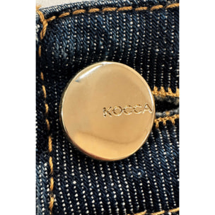 Kocca - Jeans da donna a zampa a vita alta con effetto slavato Donna
