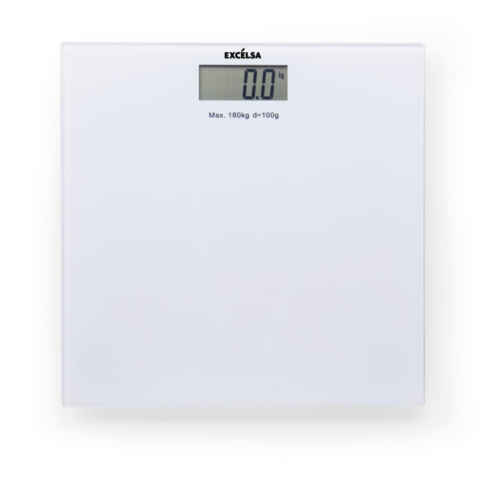 Pesapersone Digitale Excelsa- Spa, Vetro Bianco