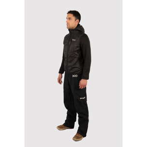 Chaqueta ECOActive Hybrid Insulated Jacket with cap marca ECOON - Negro