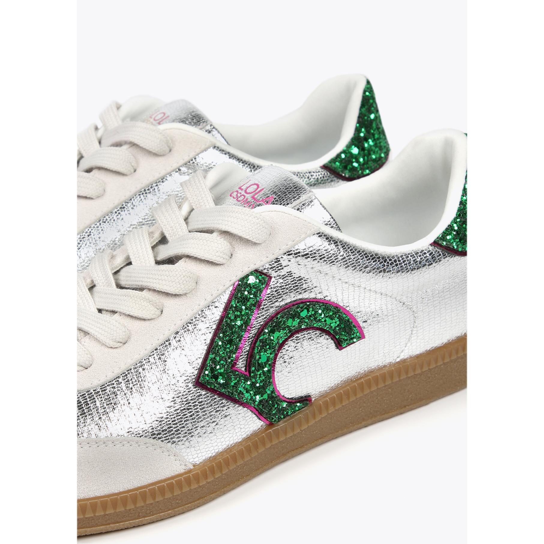Sneakers metallizzate e LC glitter