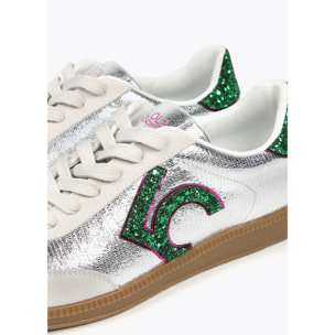 Sneakers metallizzate e LC glitter