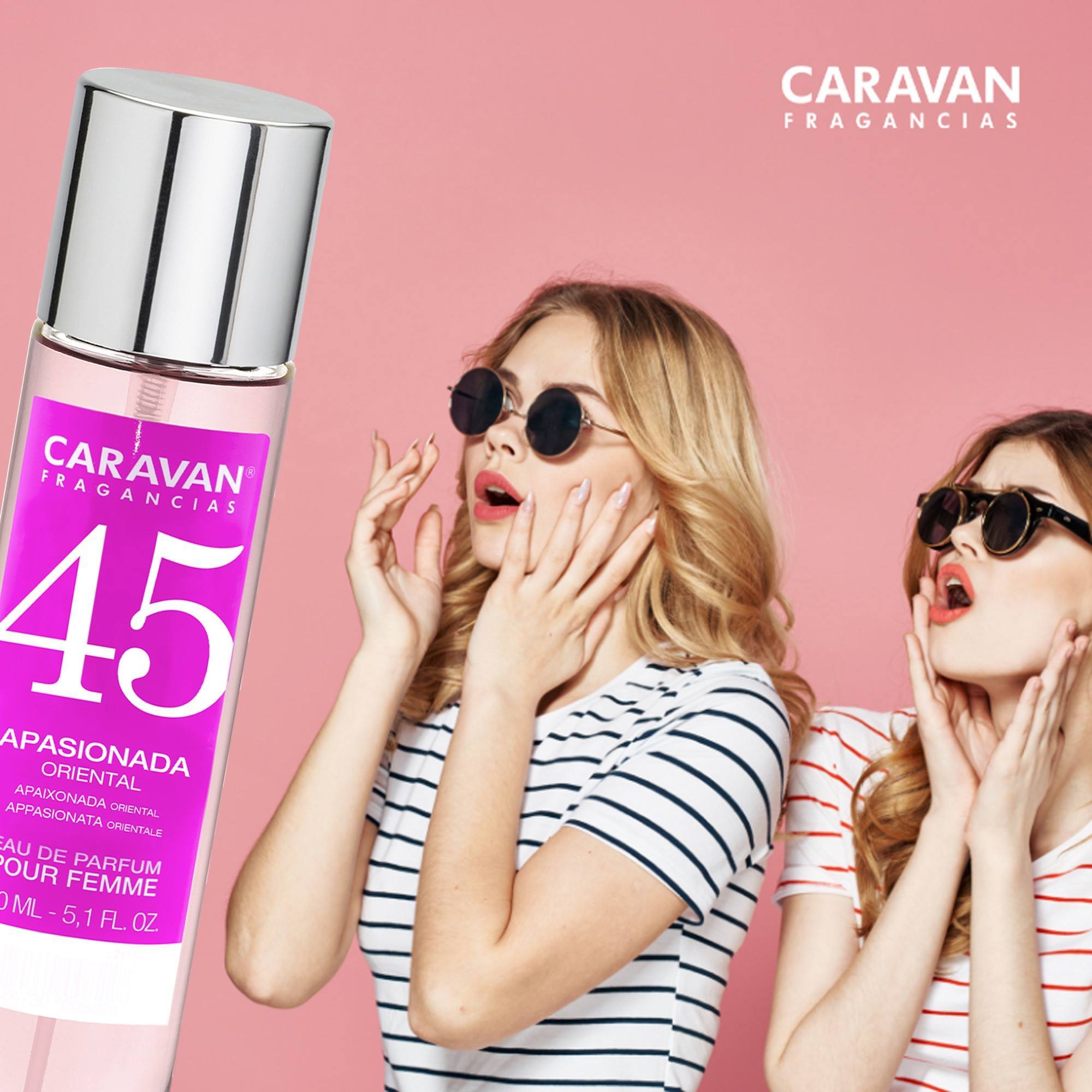Caravan fragancias - caja de regalo con 2 perfumes: nº45 y nº85 de 150 ml, para mujer