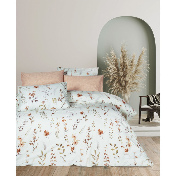 Parure housse de couette et taie(s) oreiller 100% Coton