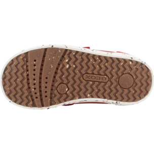 Zapatillas Niño de la marca GEOX  modelo B.C NAPPA + SUEDE ROJO