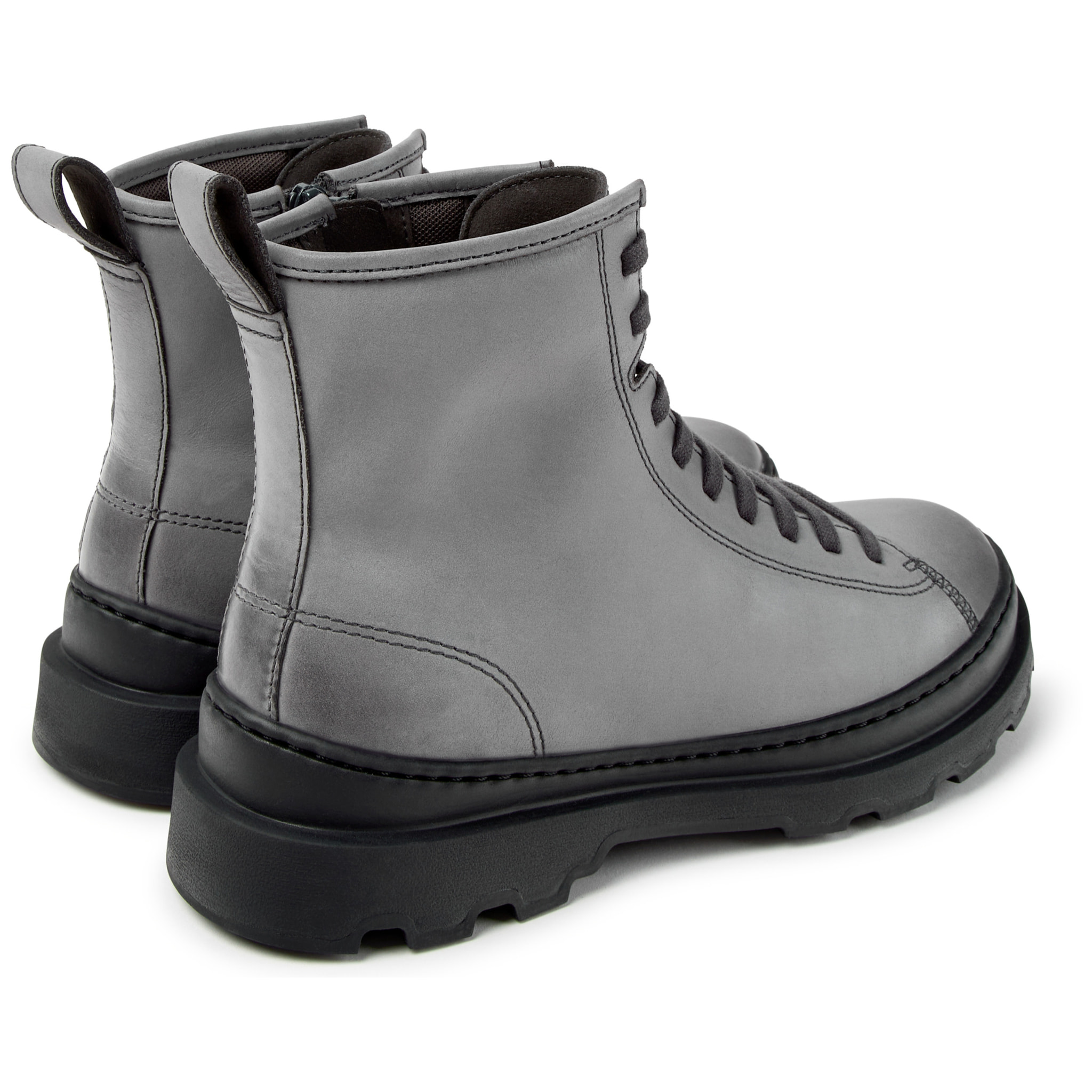 Botines - CAMPER Brutus+ - Gris - Piel lisa