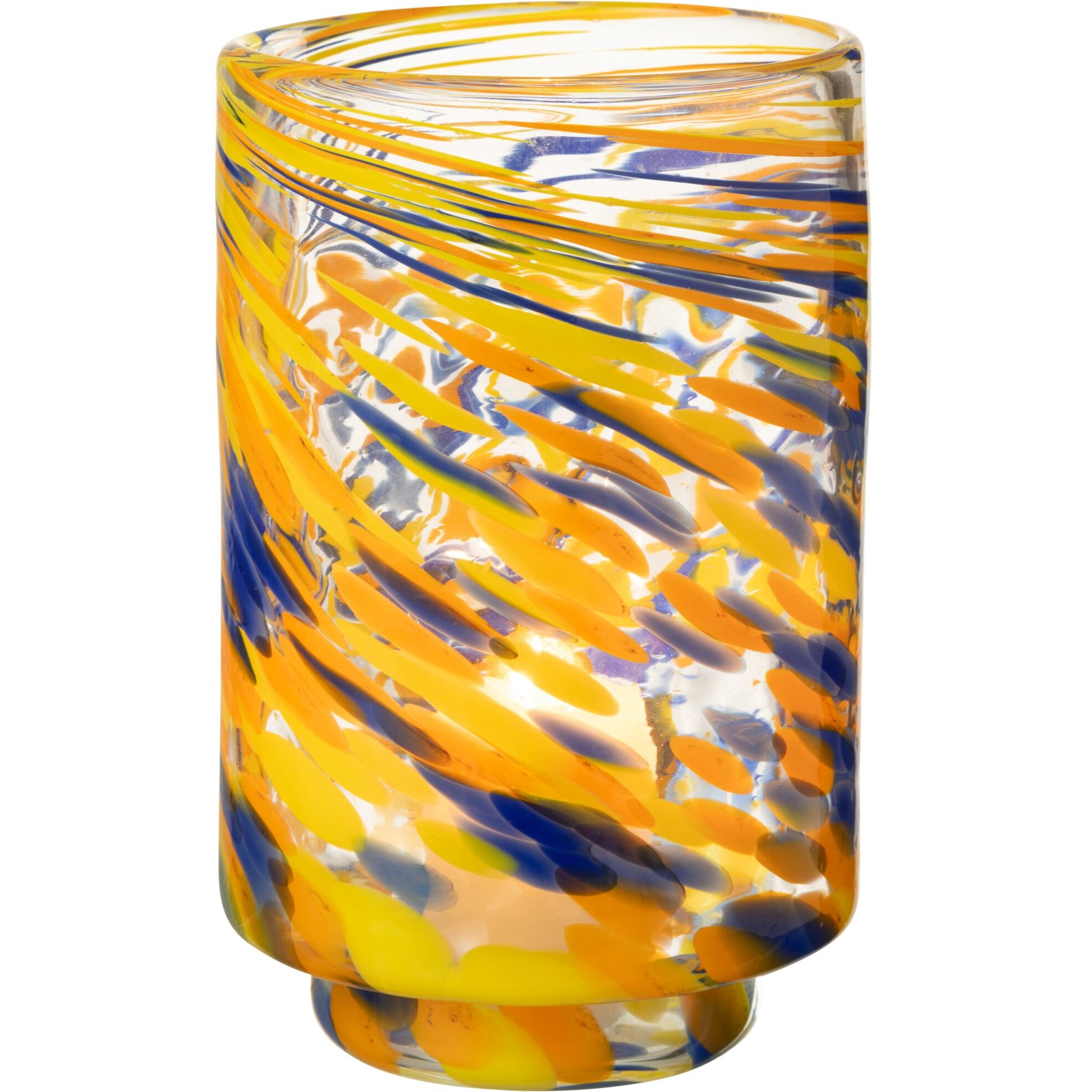 J-Line vase Arun - verre - mix - large - Ø 15 cm