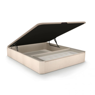 Canapé con cajón frontal con zapatero 150x190 cm en artic Luxury Premium 3D Artic