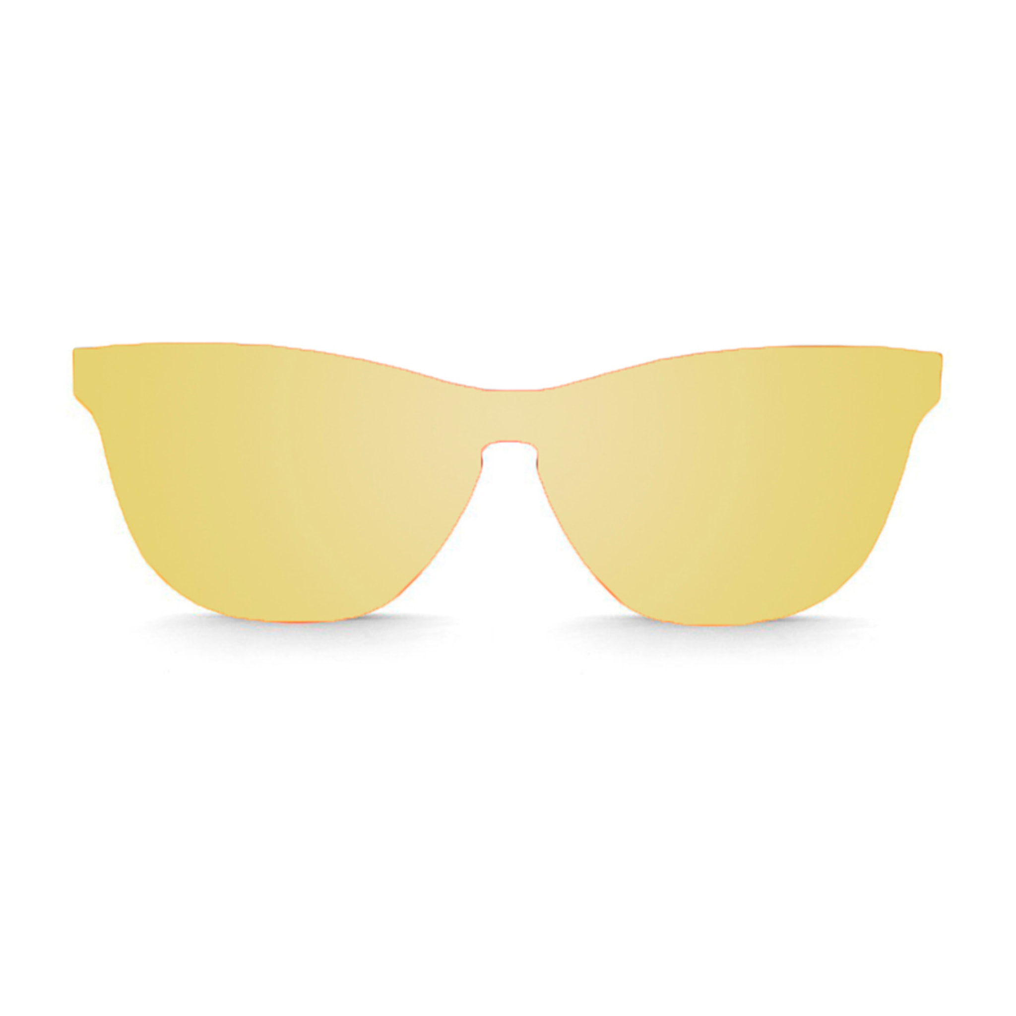 Gafas de sol PALO ALTO ARLES - Amarillo espacial / Amarilla espacial y patillas metálicas doradas