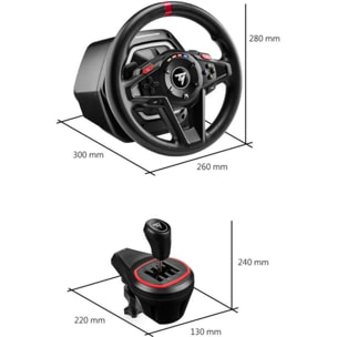 Volant + Levier de vitesses + Pédalier THRUSTMASTER T128 X SHIFTER PACK