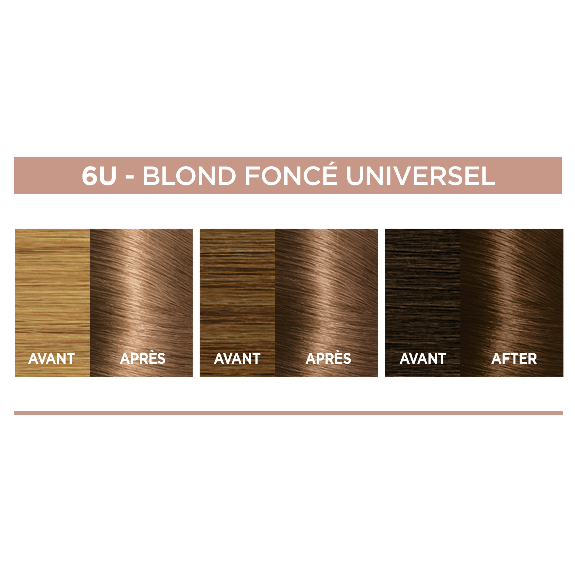 Excellence crème Universal nudes Coloration 6 Blond foncé