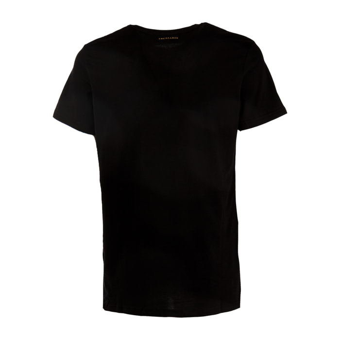 TRUSSARDI t-shirt uomo black,gold