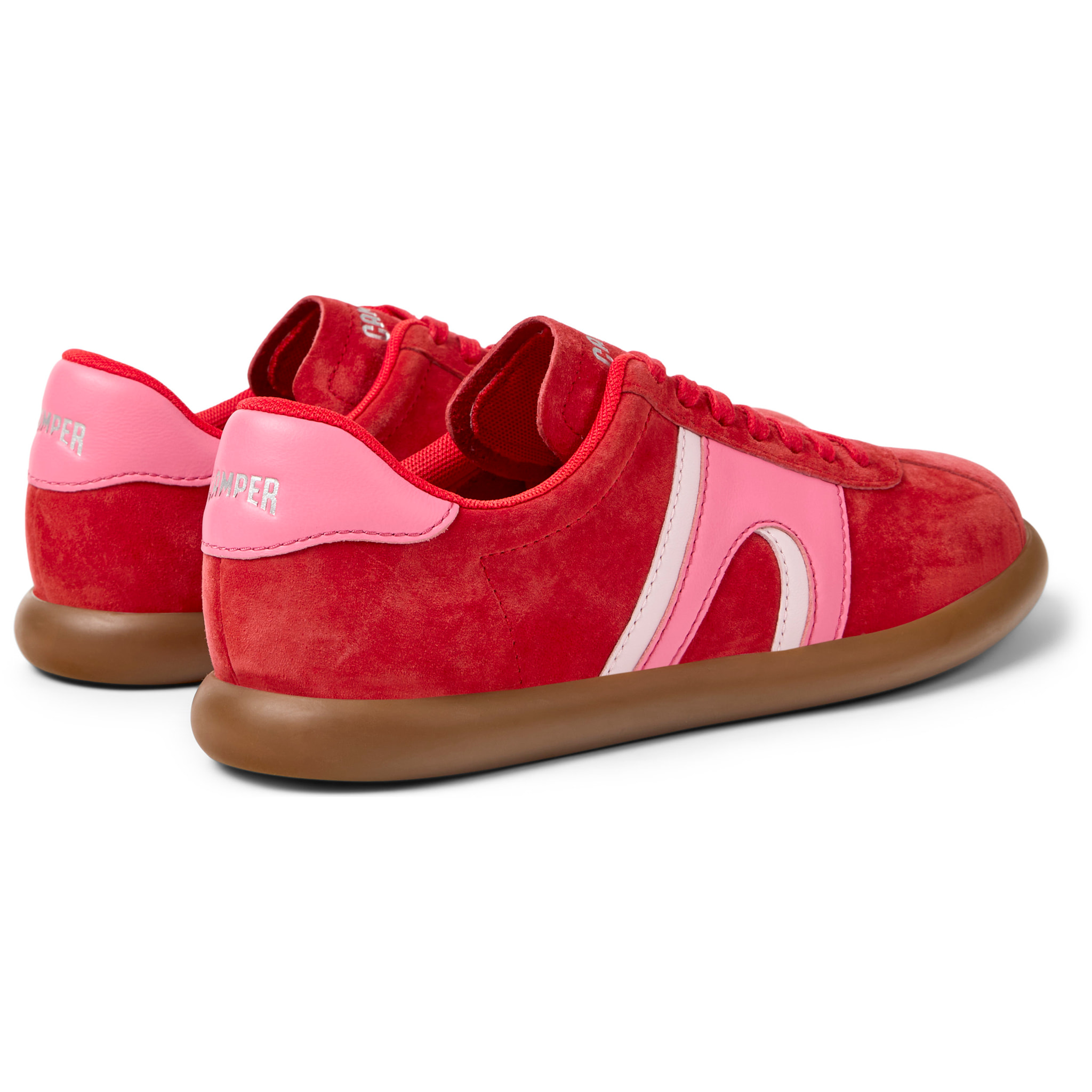 Sneakers - CAMPER Pelotas Soller - Rosso - Pelle nabuk