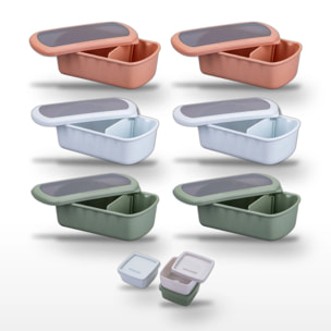Ensemble de Lunchboxes 1L Fackelmann Storage avec Boîtes à Sauce
