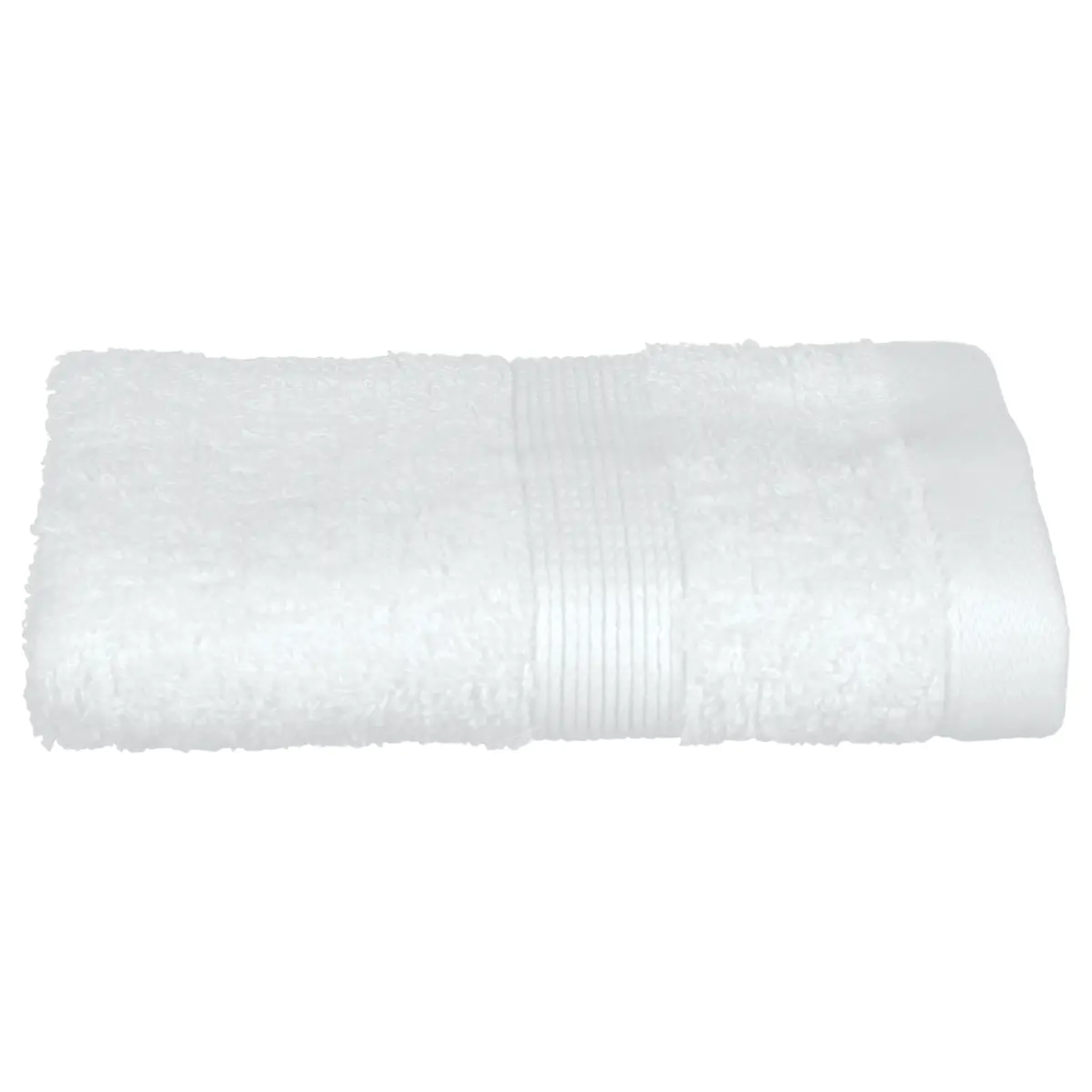 Serviette invité "Essentiel" coton blanc 30x50cm