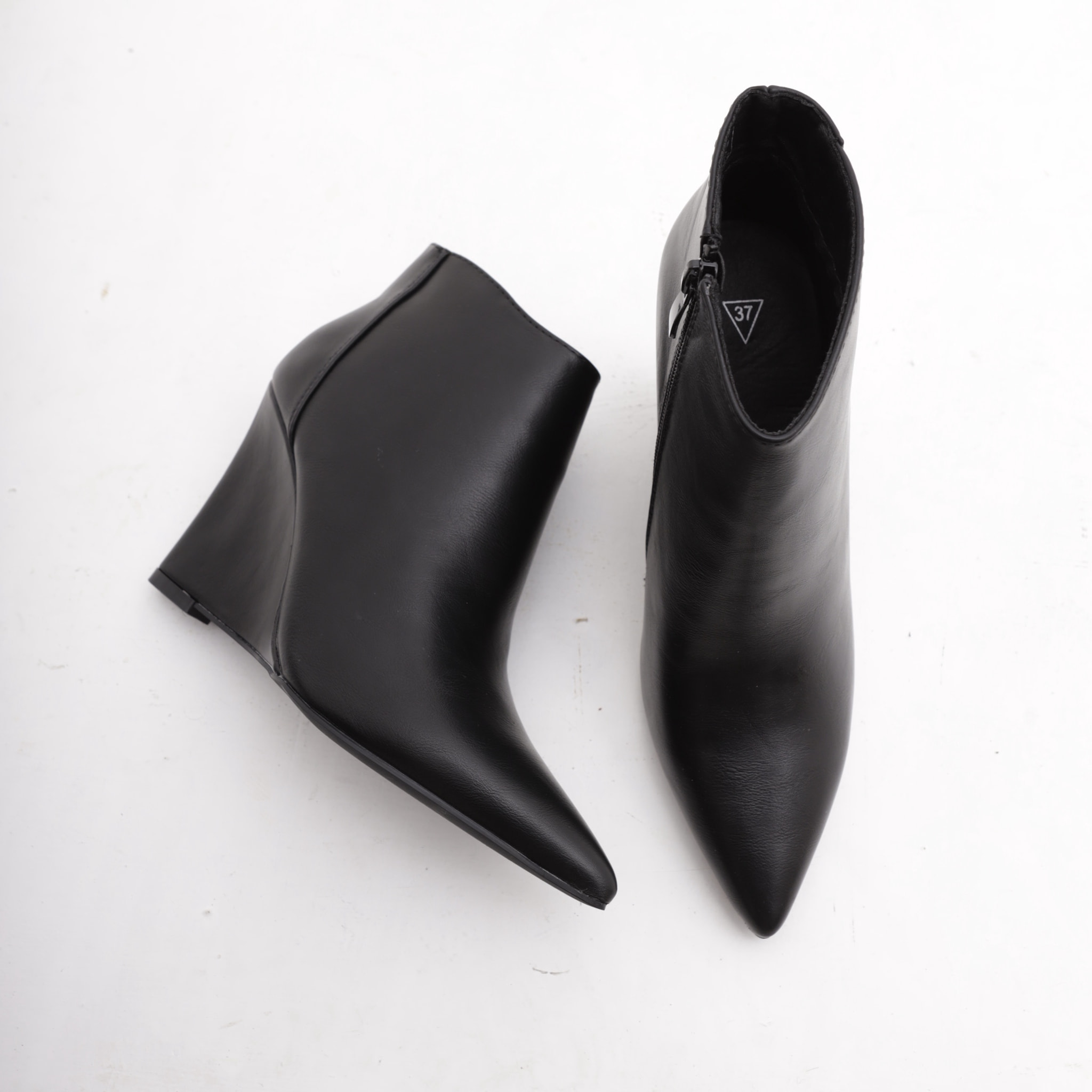 STIVALETTO ZEPPA NERO