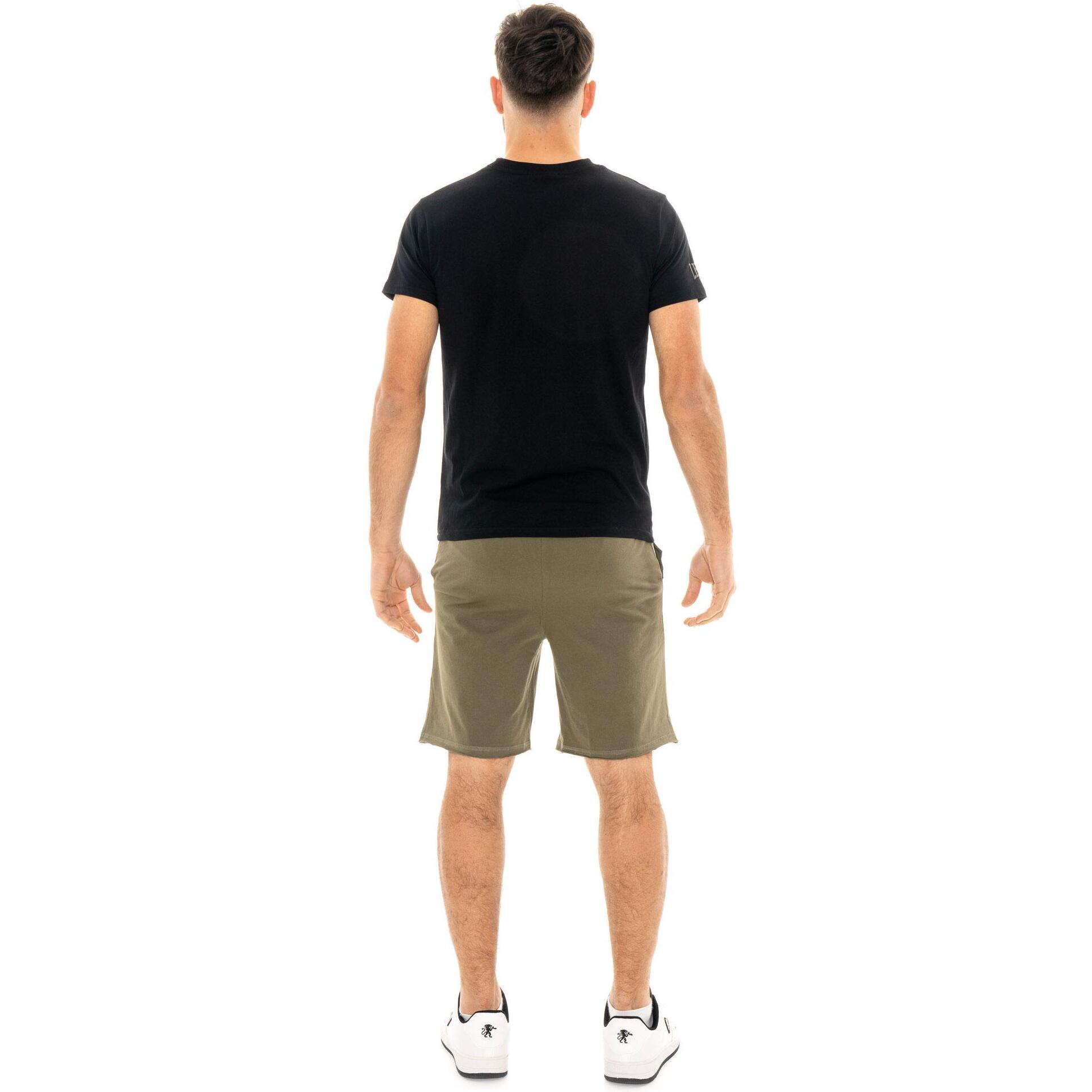 Set completo da uomo con t-shirt e pantaloncino mimetico Leone Military 1947
