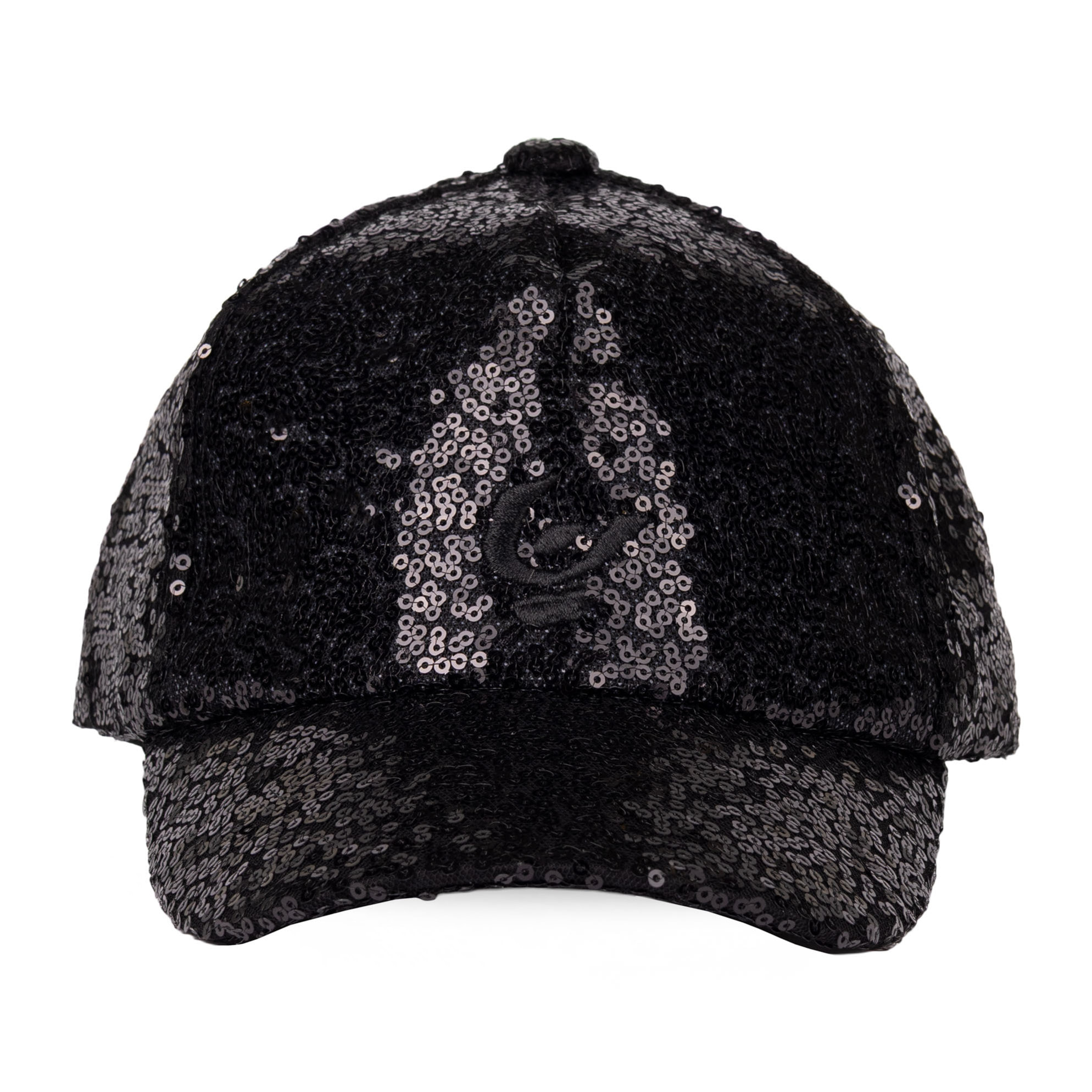 Berretto Junior stile baseball con paillettes e logo omino