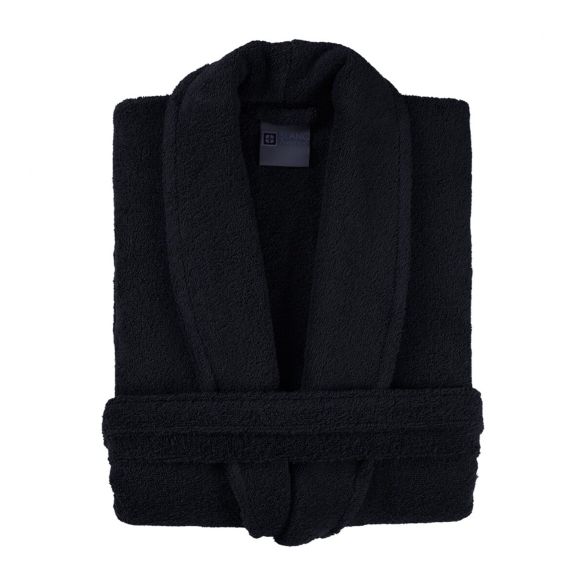 Peignoir homme 100% coton noir