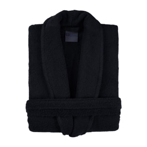 Peignoir homme 100% coton noir
