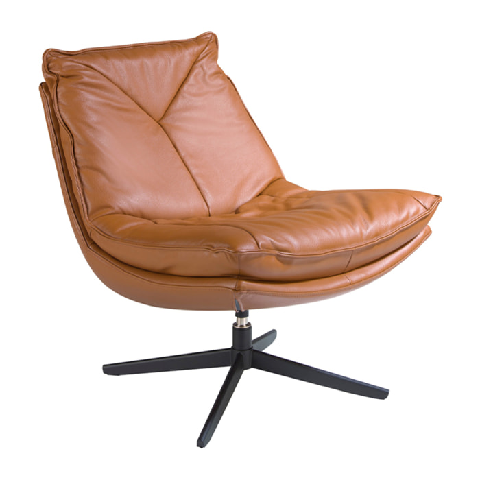 Sillón Angel Cerda giratorio tapizado 75x90x87cm