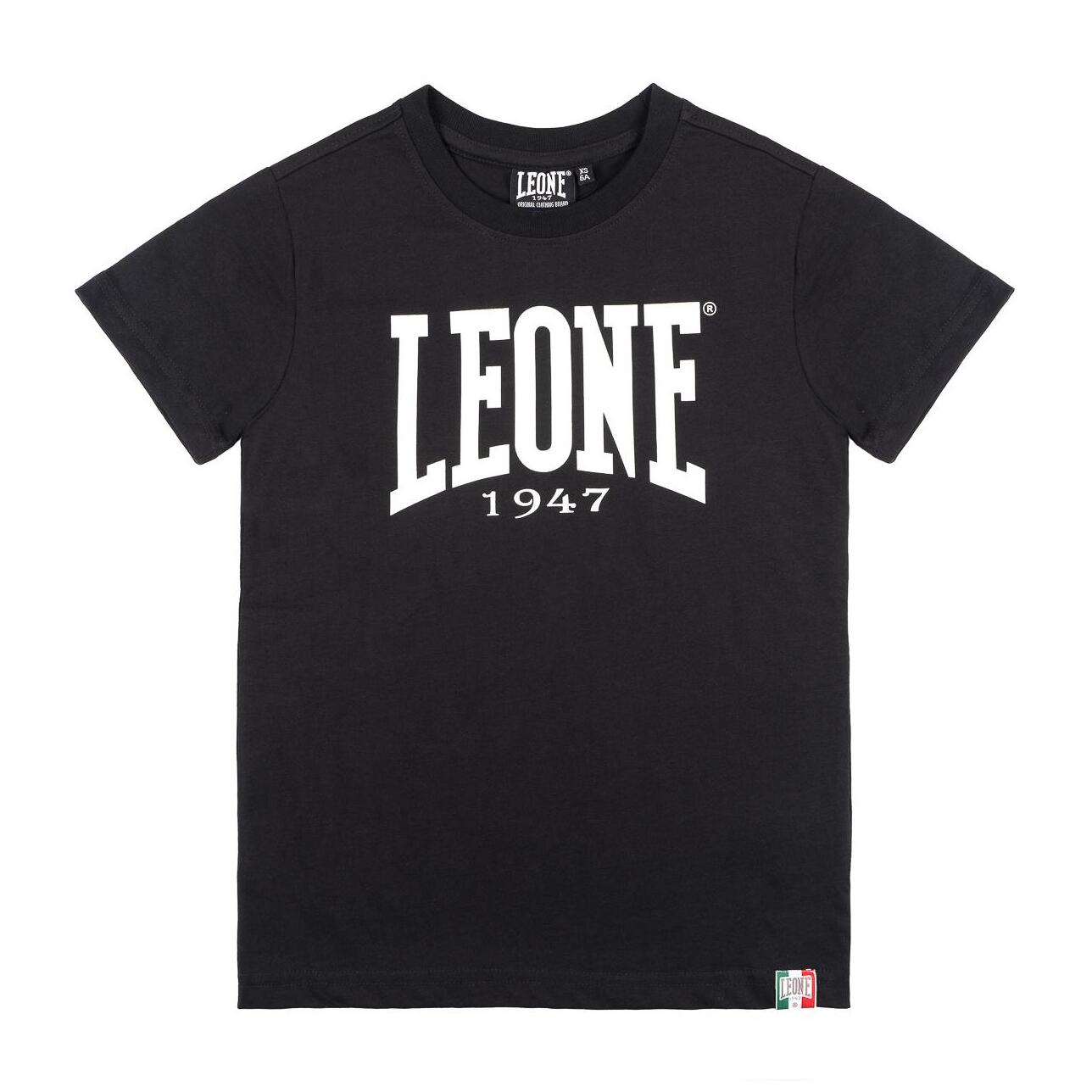 T-shirt da bambino a manica corta con logo grande Leone 1947 Basic