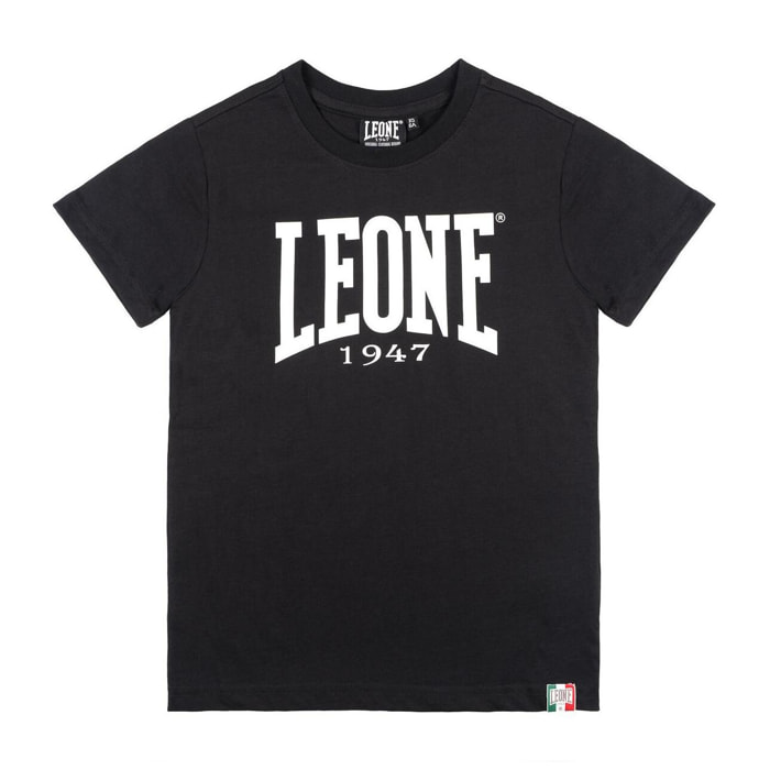 T-shirt da bambino a manica corta con logo grande Leone 1947 Basic