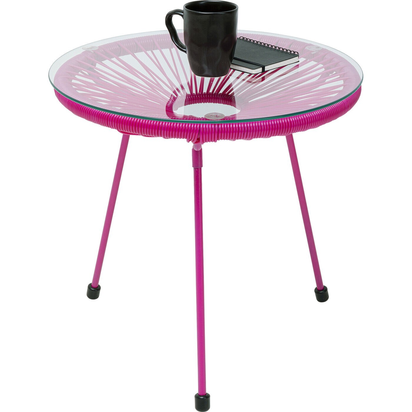 Table d'appoint Acapulco Mono rose Kare Design