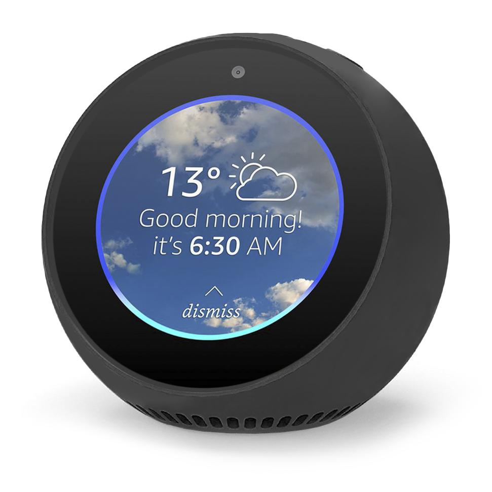 Custodia in silicone per Amazon Echo Spot