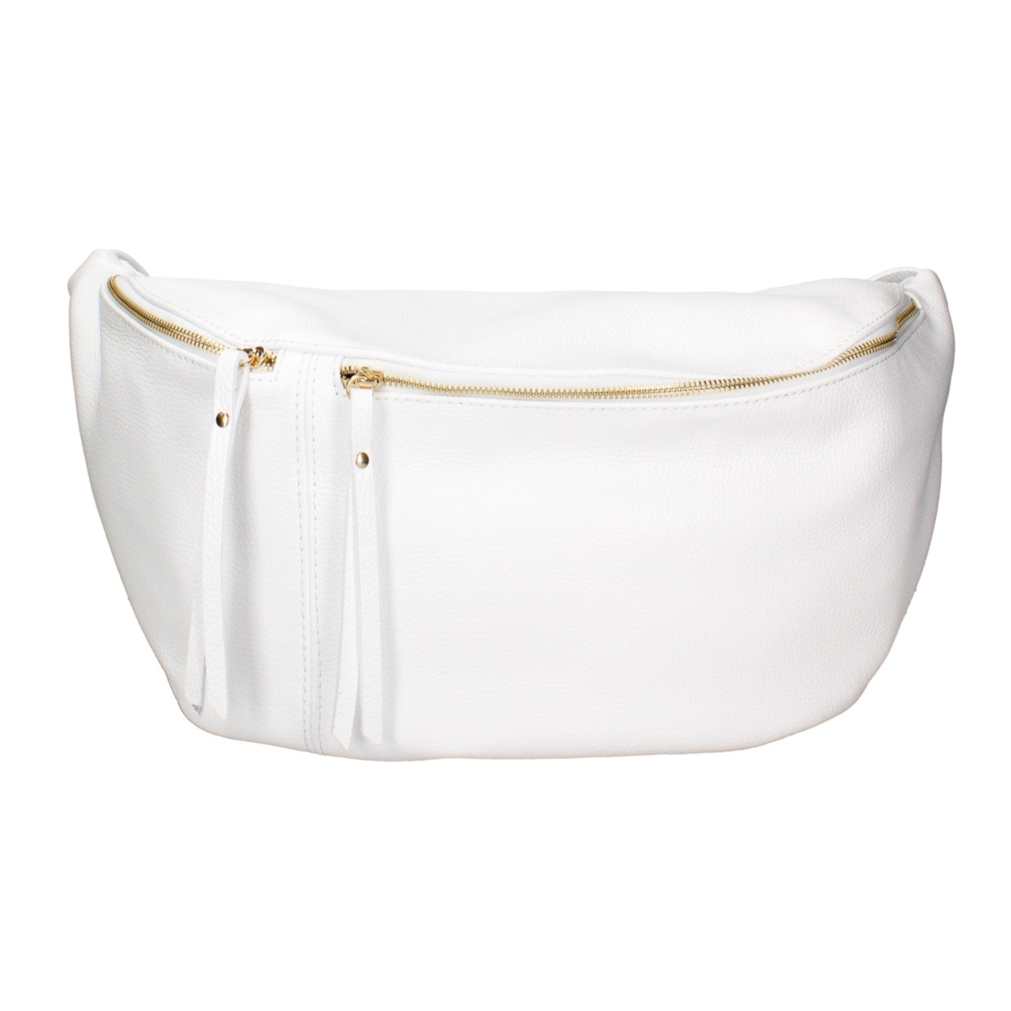 Borsa a tracolla da donna Made in Italy - Modello Caelia Plus - 100% pelle - 47.0 x 28.0 x 2.0 cm