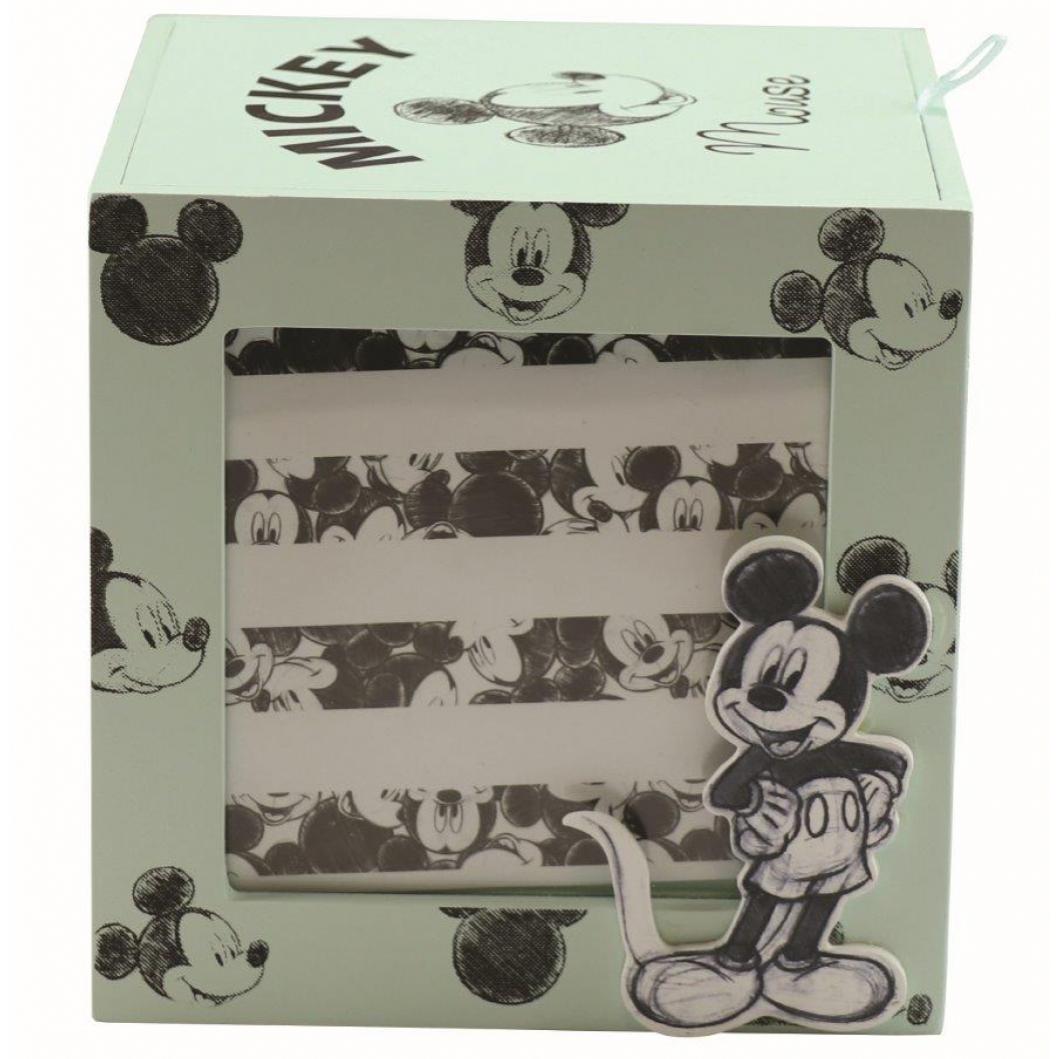 Scatolina Cubotto con Portafoto Mickey Mouse Lui Mickey Mouse Rosa