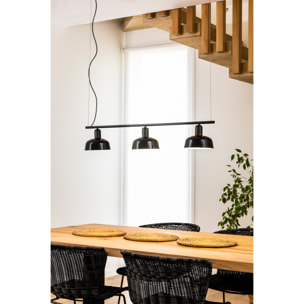 TATAWIN LINEAL S Colgante cristal lineal negro