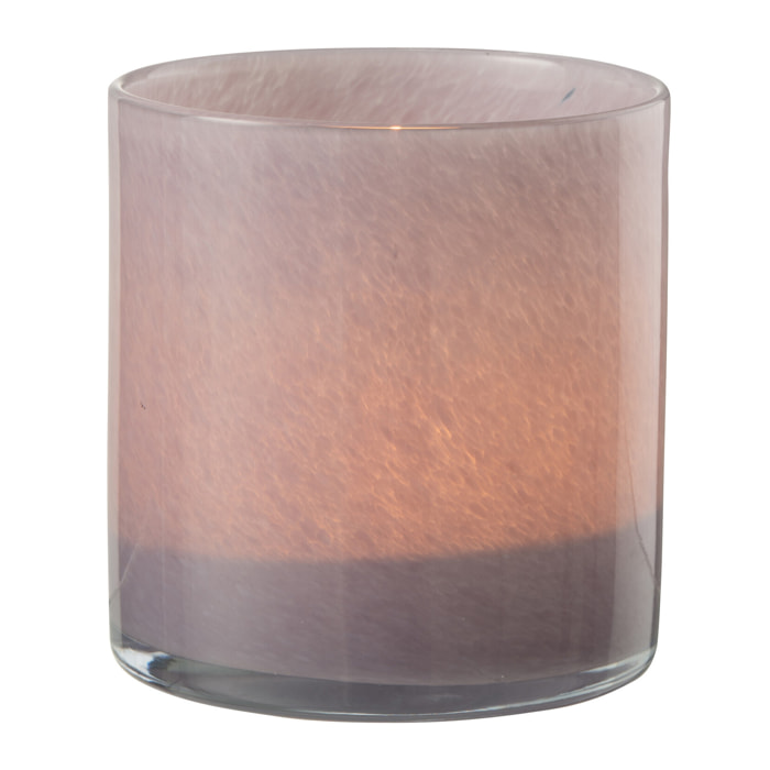 J-Line photophore Jade - verre - mauve clair - medium