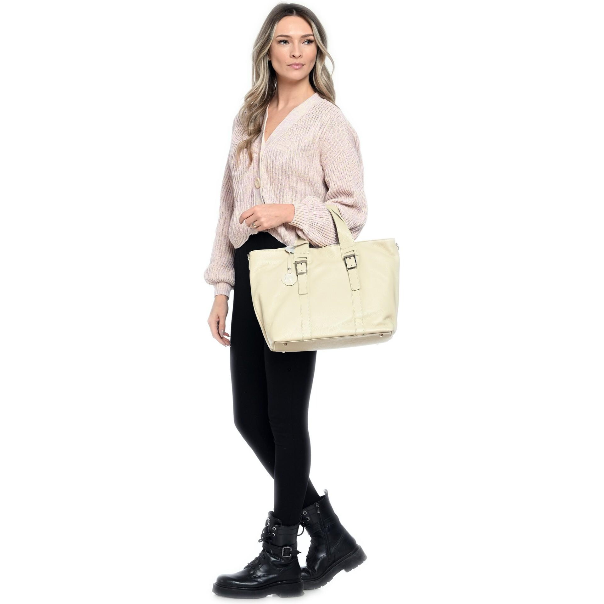 Borsa a mano Isabella Rhea Beige