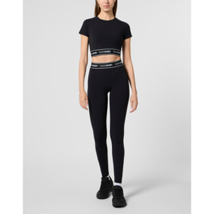 PLEIN SPORT Fleece Jogging Leggings