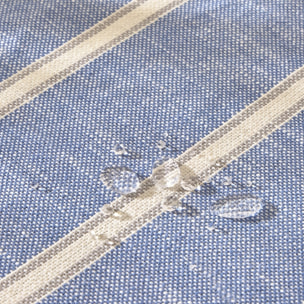 Funda de cojín chill out resistente al agua Rechi color azul Algodón