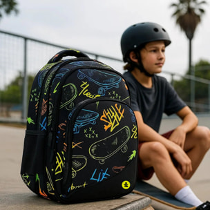 beSmart - ZAINO PREMIUM ORGANIZZATO SKATE