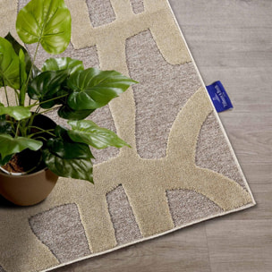 Tapis kilim, motif géométrique authentique, kilim tissé, fylo