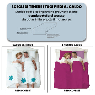 PARURE COPRIPIUMINO VERA - 100% Microfibra - Made in Italy
