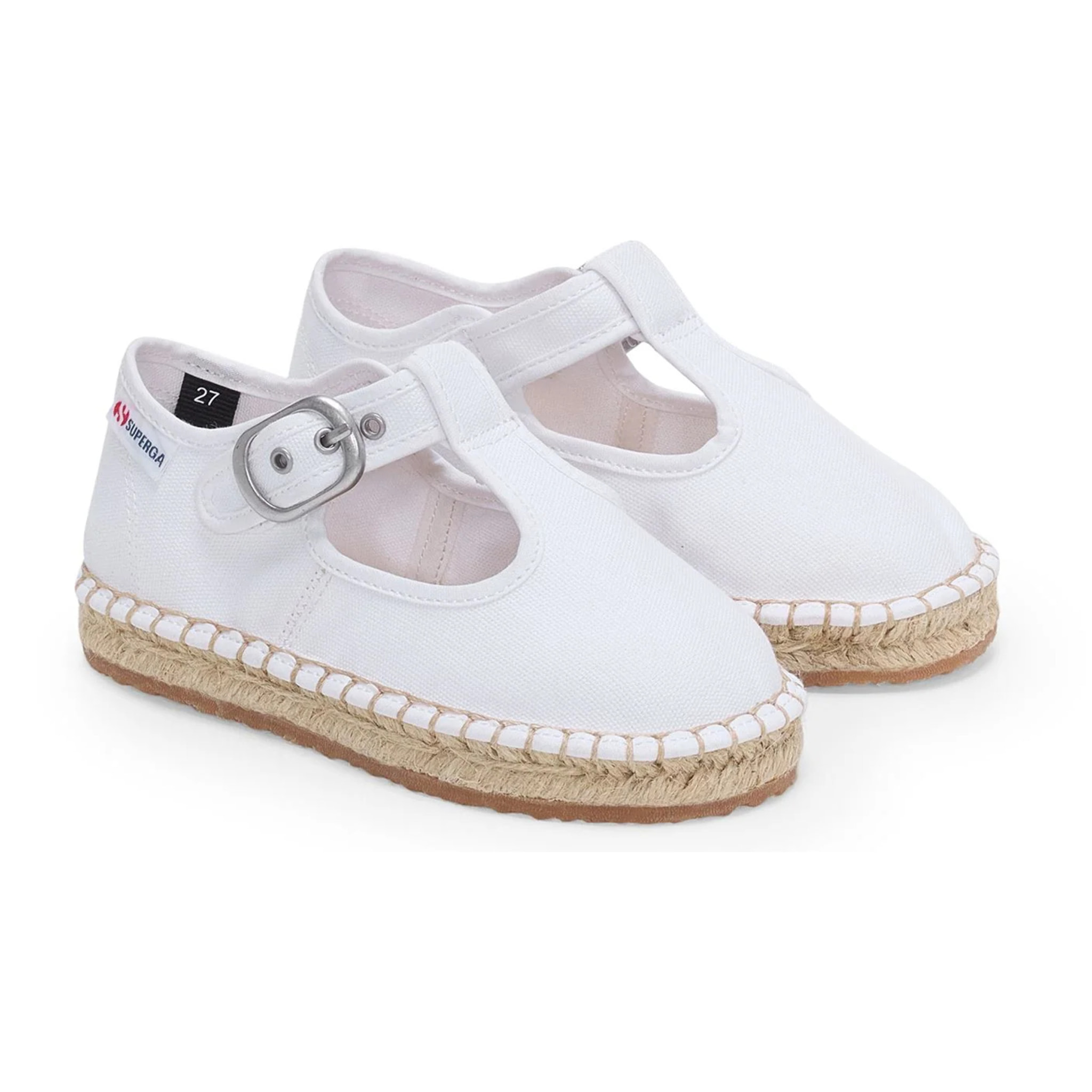 Superga - Alpargatas Niña Blanco - 3010 MARY JANE KIDS ESPADRILLAS