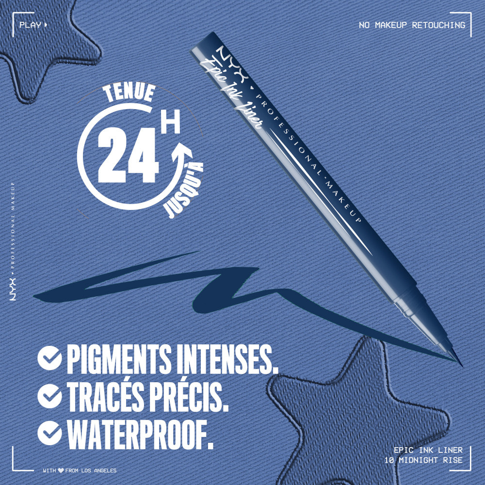 NYX Professional Makeup Epic Ink Eyeliner Glitz MIDNIGHT RISE