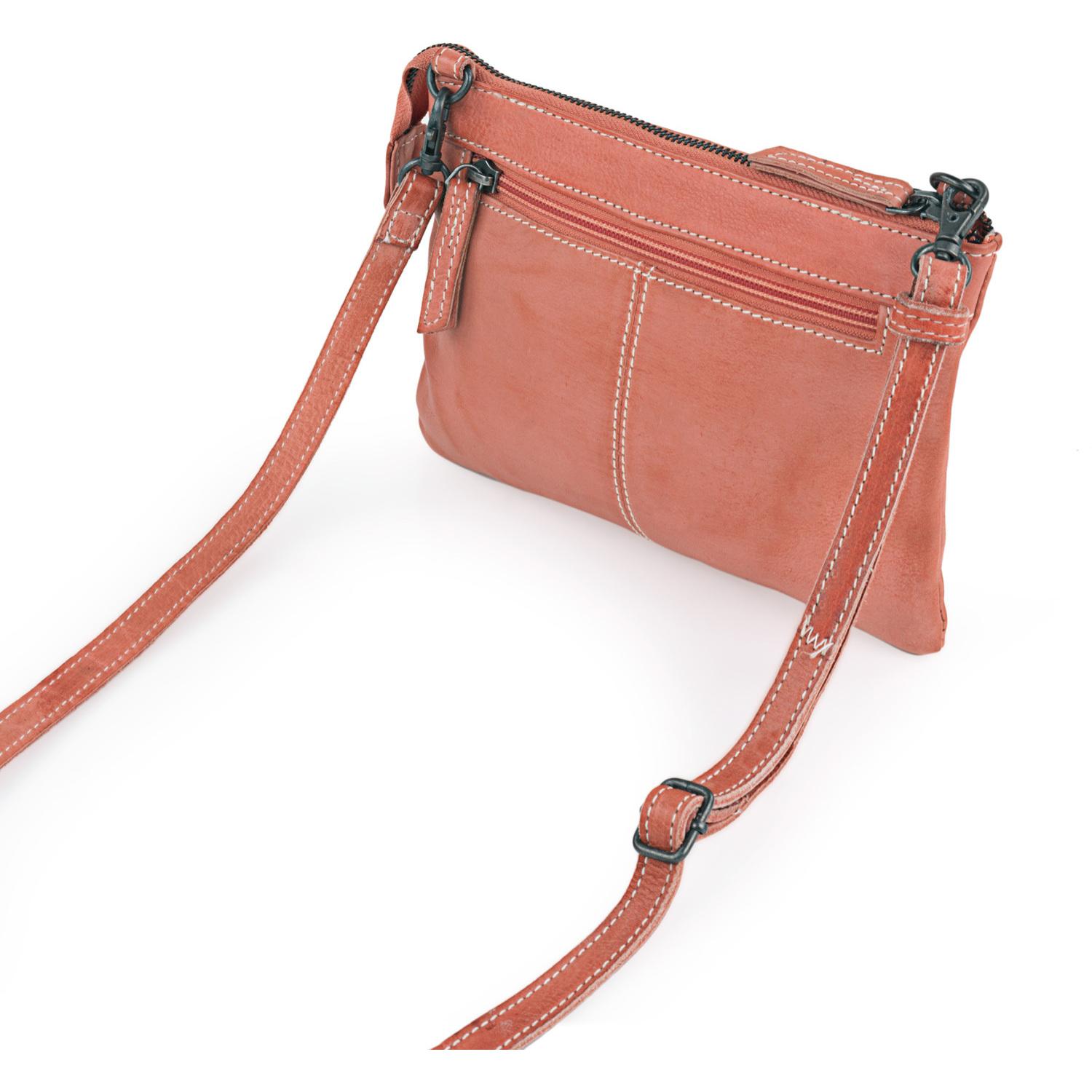 Bolso Bandolera Mujer Piel Lois Whitney Rojo