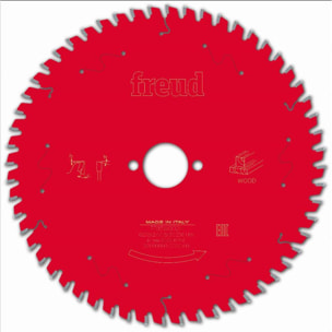 Lame pour scie circulaire portative FREUD - Ø210 2,4/1,8 AL30 Z56 BA 5° - F03FS09724 -FR15W002H