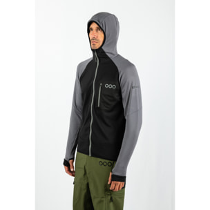 Chaqueta ECOActive Light Insulated Jacket with cap marca ECOON - Negro / Gris