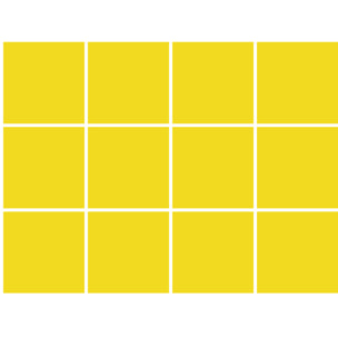Papier peint carreaux jaune canari Intissé