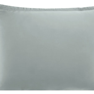 Paire de Taies D'oreiller 1pcs 100% Satin De Coton 105 Fils Celadon
