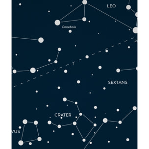 Tête de lit Constellation | Coloris Bleu nuit | Largeur au choix