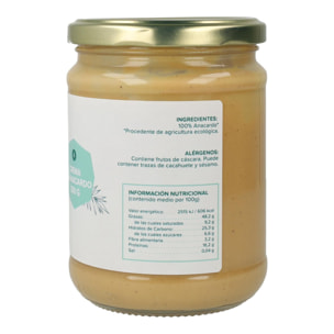 PLANETA HUERTO | Crema de Anacardo ECO 350g - Pasta de Anacardos Ecológicos 100% para una Dieta Equilibrada y Saludable